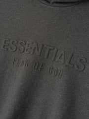 Embossed Essentials 90s Fit Hoodie