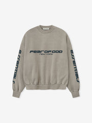 Heavy Fleece Cropped Relaxed Sweatshirt